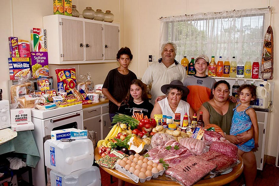 Australia, Riverview: The Brown family spends around $428 per week.